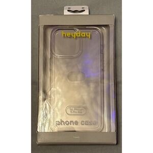 NEW Heyday Clear Phone Case for iPhone 15 Pro Max Transparent